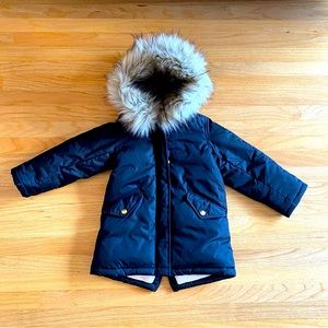 NWOT crewcuts girls Primaloft parka 4T/5T